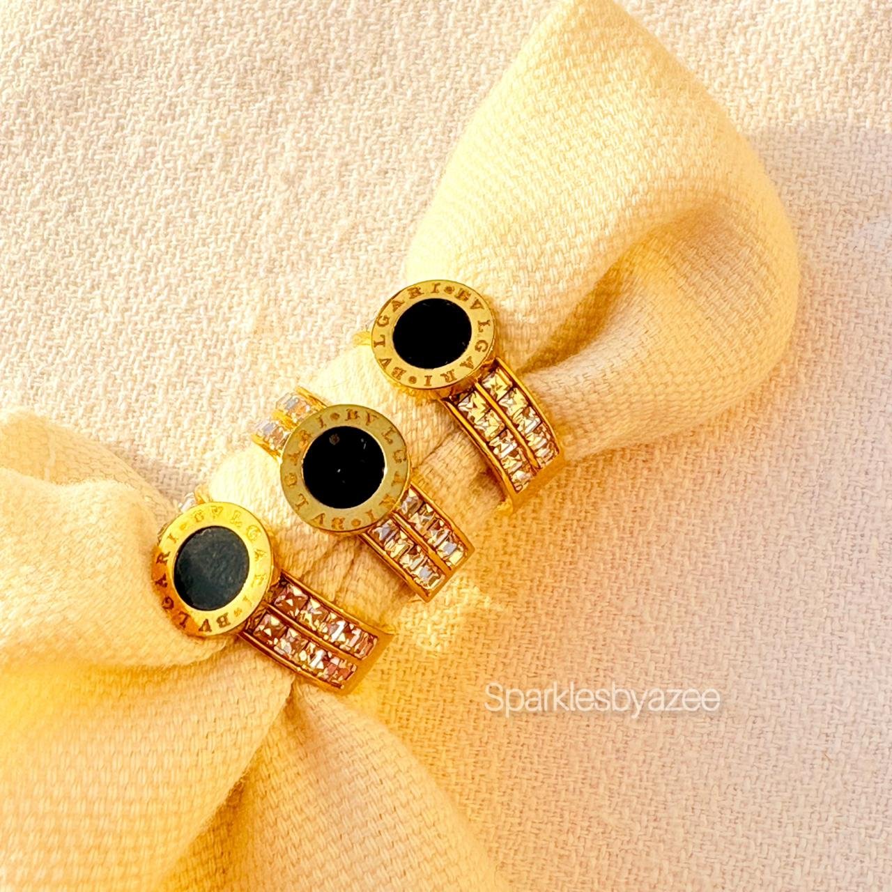 Bvlgari Studed Ring - 18K Gold Plated